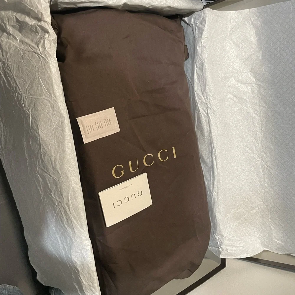 Gucci Leather boots with Gold accents - Picture 5 of 8